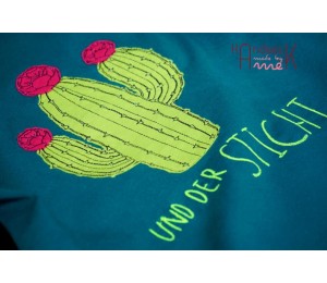 Stickdatei - Lama 4 Line Art